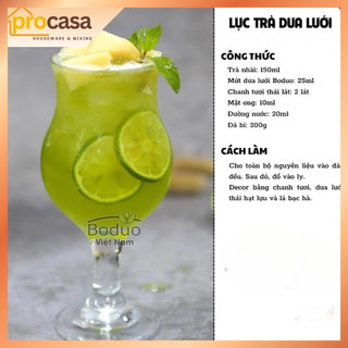 1.3kg - Sốt Boduo Dưa Lưới -  Mứt Pha Trà Trái Cây, Soda, Topping Bánh - nguyên liệu pha chế