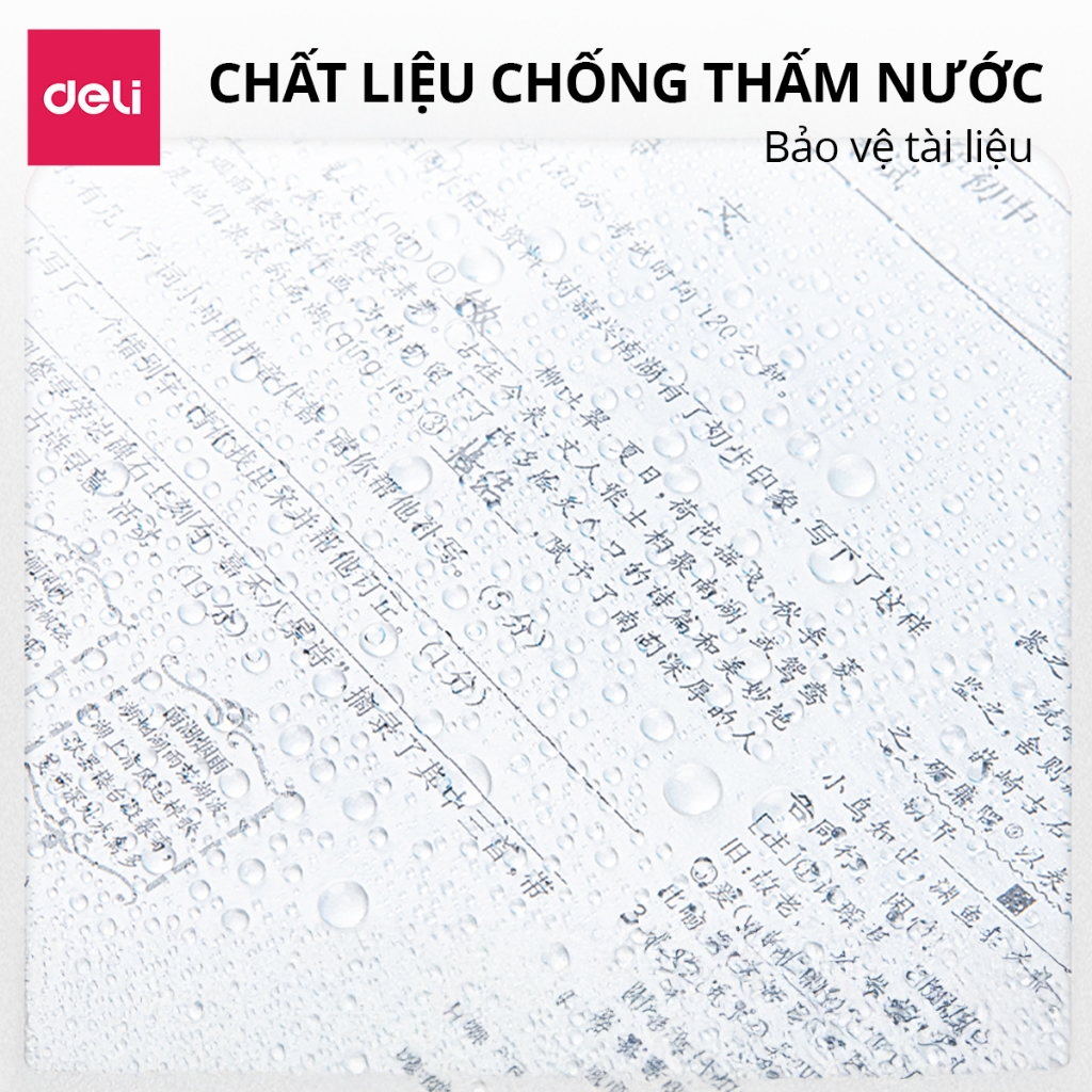 [VOUCHER 20%]File lá File Đựng Tài Liệu  RELAXPET Dễ Thương Deli 30/40/60 Lá Khổ A4  Tiện Dụng Cho Học Sinh