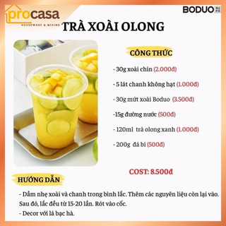 1.3kg - Sốt Chuối Boduo - Pha Trà Trái Cây, Sữa Chua, Thạch Chuối -  Mứt nguyên liệu pha chế Chính hãng