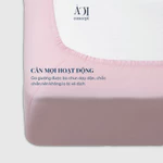 Ga Giường lụa Tencel 50s AOICONCEPT màu trơn đủ size bo chun Cao Cấp không xù lông trơn mượt thoáng mát Drap lụa Tencel — ảnh 3