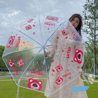 Dù Trong Suốt Gấp Gọn Tự Động Cao Cấp – Ô PVC Hoạt Hình Cute, Nhẹ Bền, Phong Cách Nhật Hàn