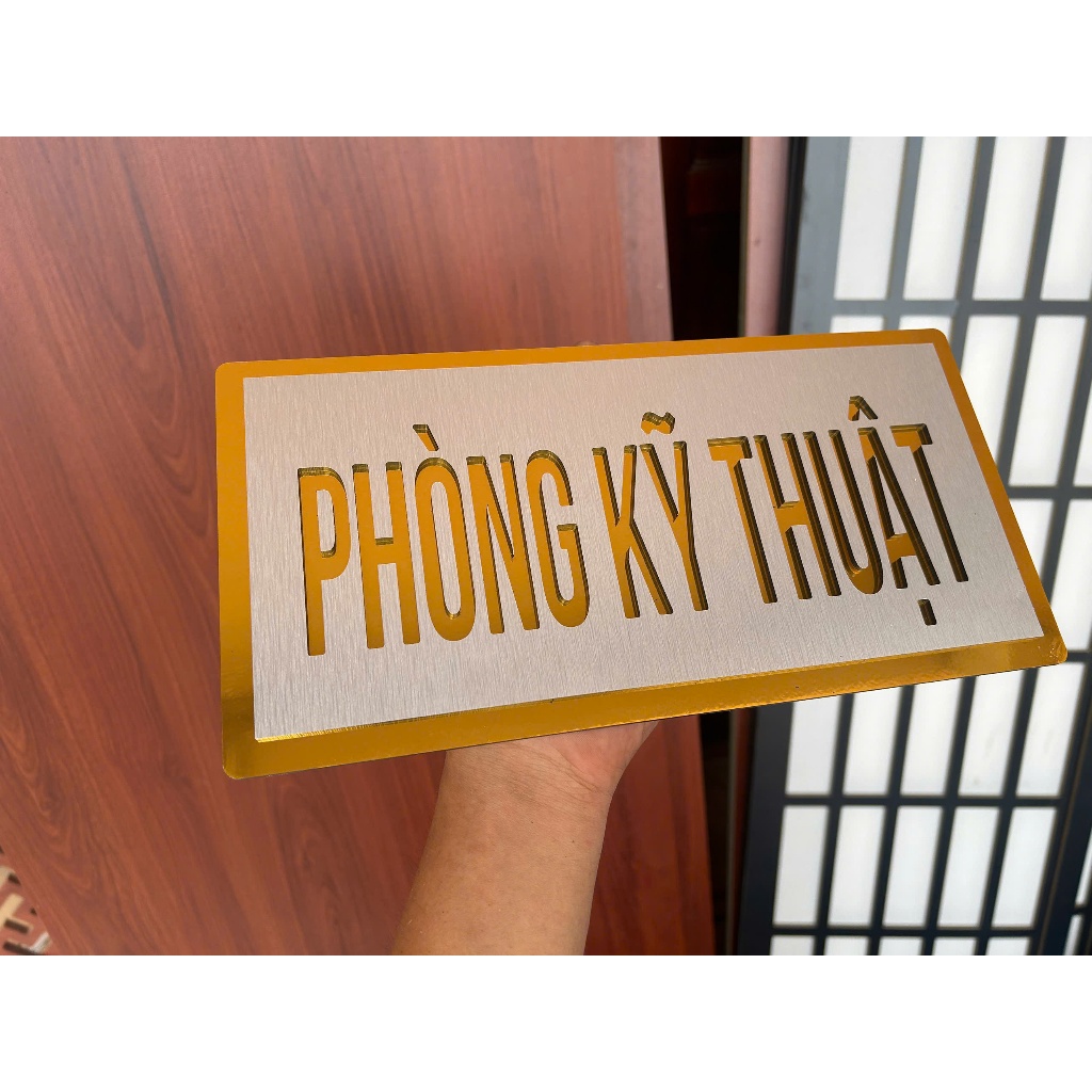 BẢNG TÊN PHÒNG BAN CAO CẤP