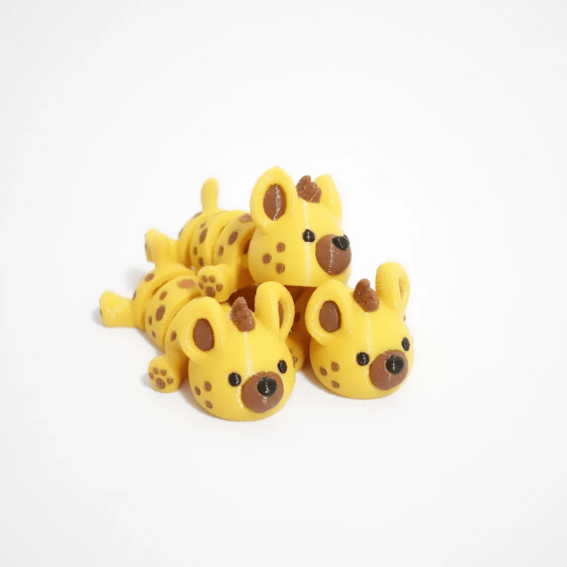 Đồ Chơi Móc Khóa In 3D  Linh Cẩu Con Mini Cute
