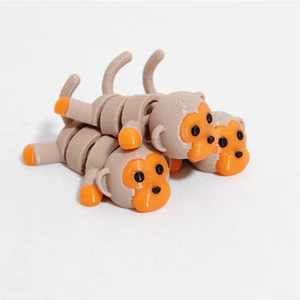 Đồ Chơi Móc Khoá in 3D - Khỉ Con Mini Siêu Cute