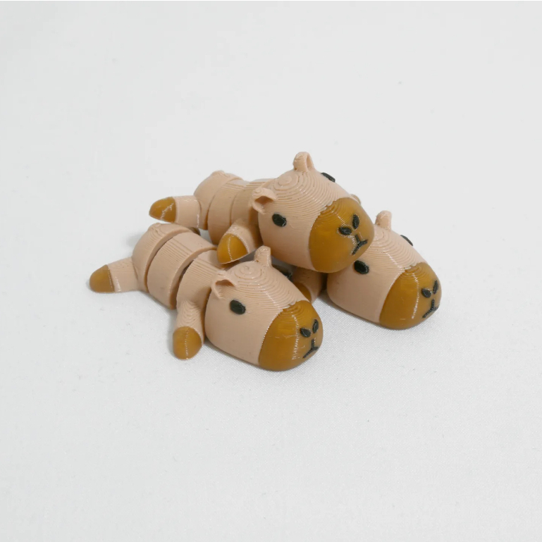 Đồ Chơi Móc Khoá in 3D - Capybara Mini Dễ Thương