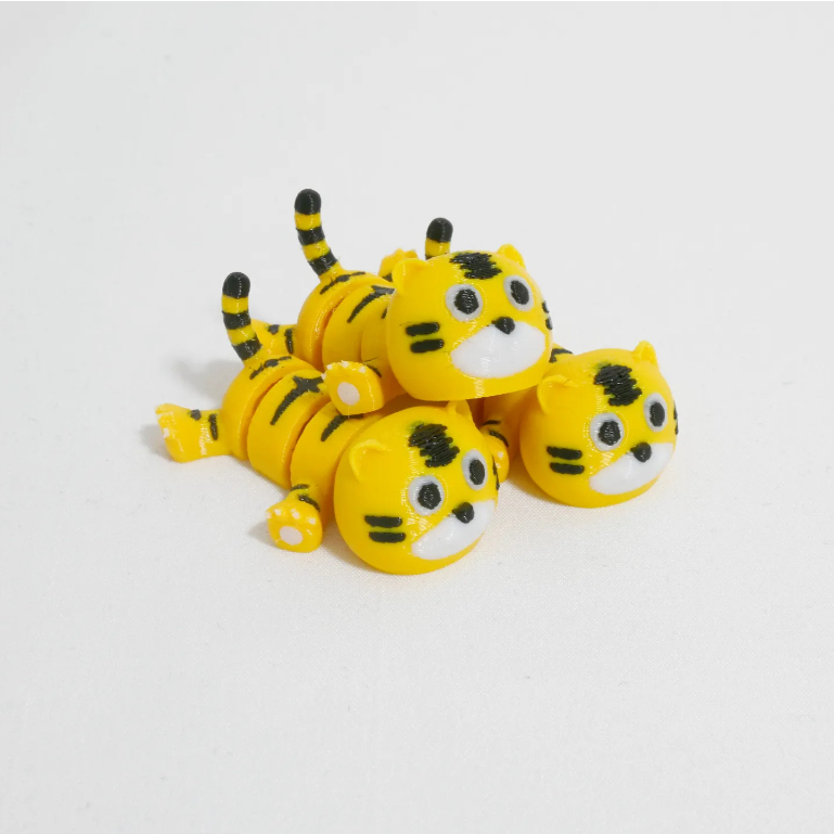 Đồ Chơi Móc Khoá in 3D - Hổ Con Mini Dễ Thương