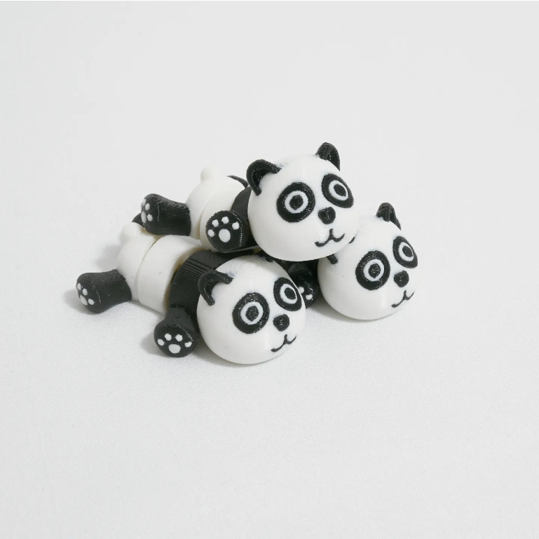 Đồ Chơi Móc Khóa in 3D - Gấu Trúc Mini Mập Mạp