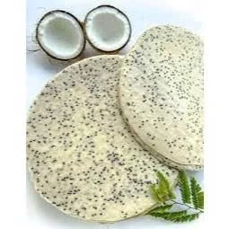Bánh tráng nướng mè đen nước dừa - 1 bịch 10 cái.
