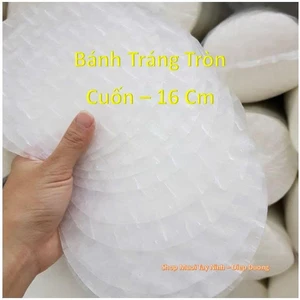 Bánh tráng trắng mỏng loại tròn Tây Ninh.