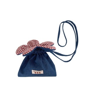 [TIEMNHA.BOSUA] [TẶNG GHIM CÀI HOA] TÚI HOA DÂY RÚT ĐEO CHÉO MÙA HÈ SUMMER VẢI SATIN/ DENIM DỄ THƯƠNG ĐEO TÚI