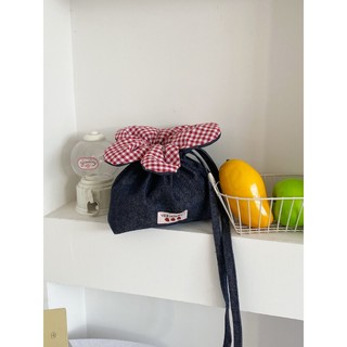 [TIEMNHA.BOSUA] [TẶNG GHIM CÀI HOA] TÚI HOA DÂY RÚT ĐEO CHÉO MÙA HÈ SUMMER VẢI SATIN/ DENIM DỄ THƯƠNG ĐEO TÚI
