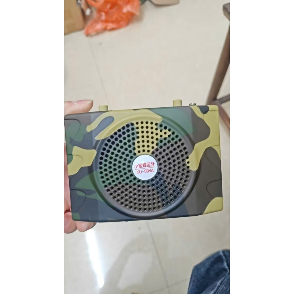 LOA TRỢ GIẢNG BẪY CHIM KU898 ĐIỀU KHIỂN XA LOA BẪY CHIM LOA Có Bluetooth Có Remote