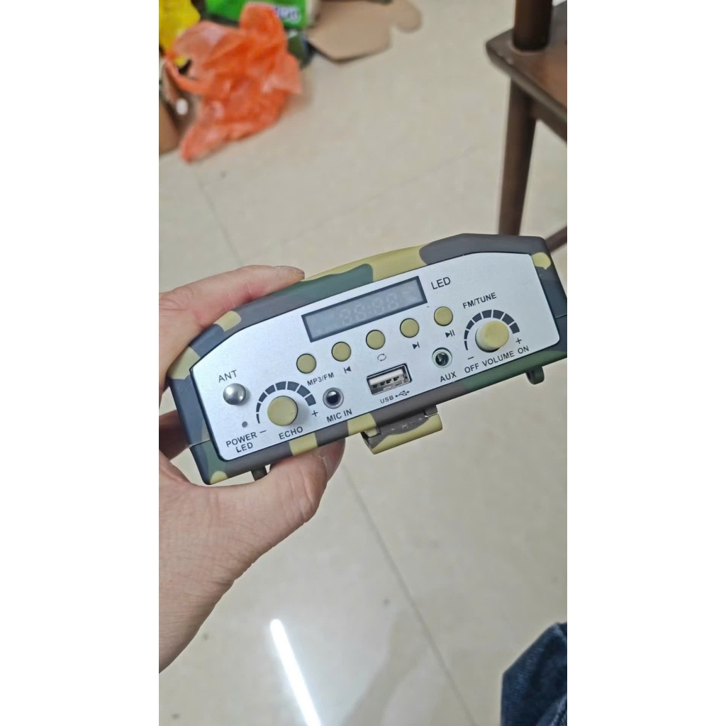 LOA TRỢ GIẢNG BẪY CHIM KU898 ĐIỀU KHIỂN XA LOA BẪY CHIM LOA Có Bluetooth Có Remote