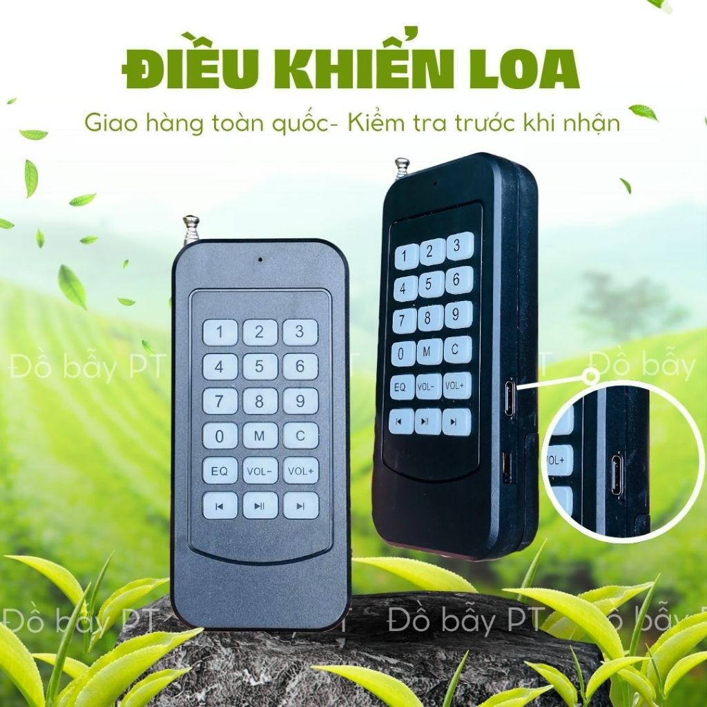 Điều Khiển Loa 898 Bluetooth, Điều Khiển Loa Bẫy Chim ws898, e898, ws998, e76