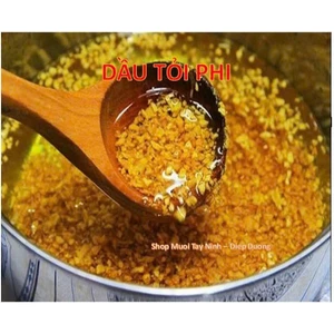 Dầu tỏi phi thơm ngon 400ml - Chay mặn dùng được.