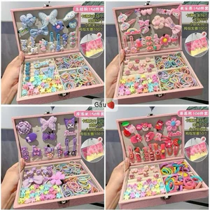 Set 156 chi tiết phụ kiện cho bé kèm túi giấy
