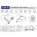 COMBO giá treo màn hình và giá đỡ laptop NB F160 + FP2 — ảnh 7