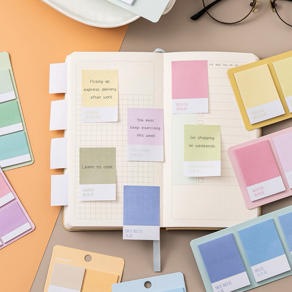 Giấy note (giá sỉ) phân trang chuyển màu – phong cách Vintage, tiện ...