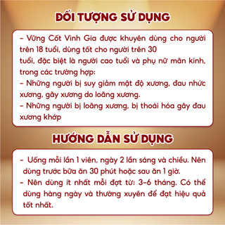 Viên Uống Vững Cốt  Bổ Sung Canxi Hỗ trợ Xương Chắc Khỏe Dẻo Dai, Giảm Loãng Xương (Hộp 20v)
