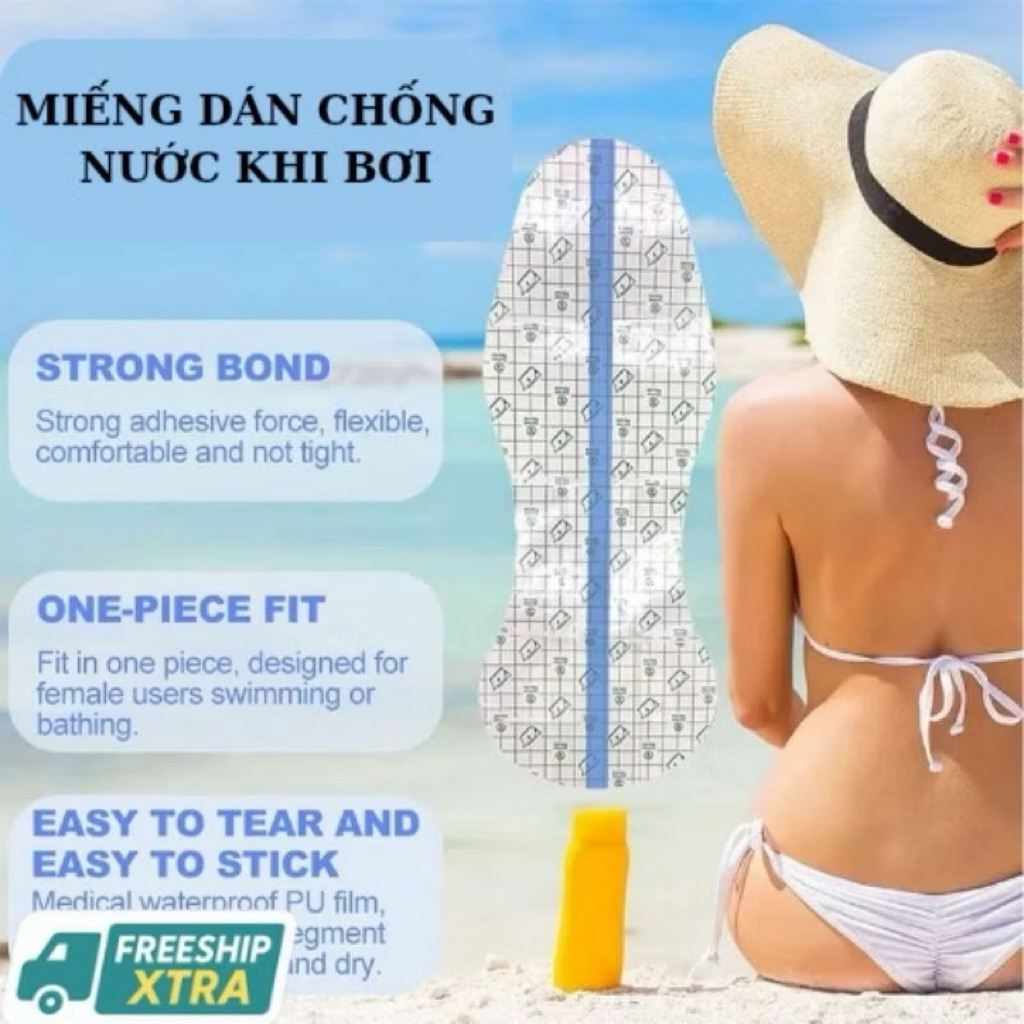 Miếng Dán Ngăn Ngừa Bụi Bẩn Thân Thiện Với Da Khi Bơi