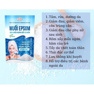 Muối Epsom Nam Định NSC muối khoáng tự nhiên 200g