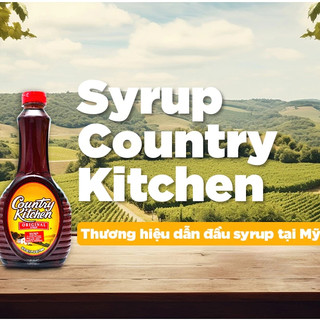 Siro ăn kèm pancake Country Kitchen Original Pancake Syrup, Chai 710 mL (24 Oz.)