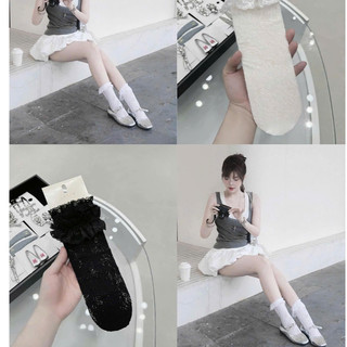 Tất Vớ Ren Lưới CỔ NGẮN Phối Bèo LOLITA NGỌT NGÀO DỄ THƯƠNG