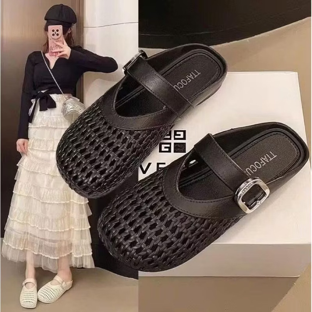 ( Giá mở bán) Giày sục lưới đế bệt thoáng khí phong cách trẻ trung