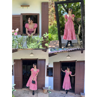 Váy Caro Sunny Dress Dáng Dài Tiểu Thư DamibyQuynh