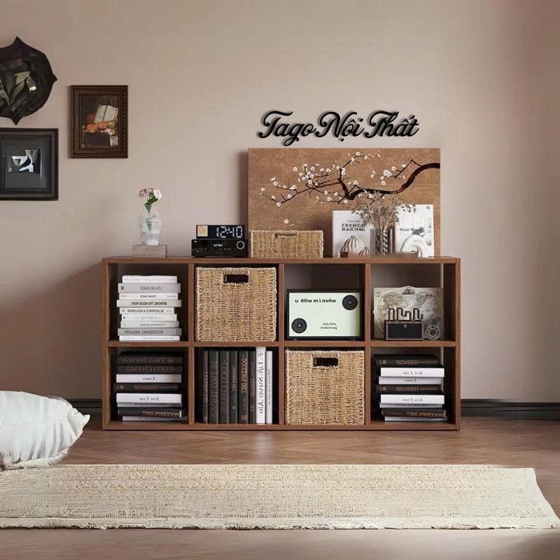 Kệ sách để đồ đa năng, kệ tổ ong nhiều tầng trang trí giá rẻ, kệ gỗ bền đẹp dễ dàng lắp ráp Gỗ MDF