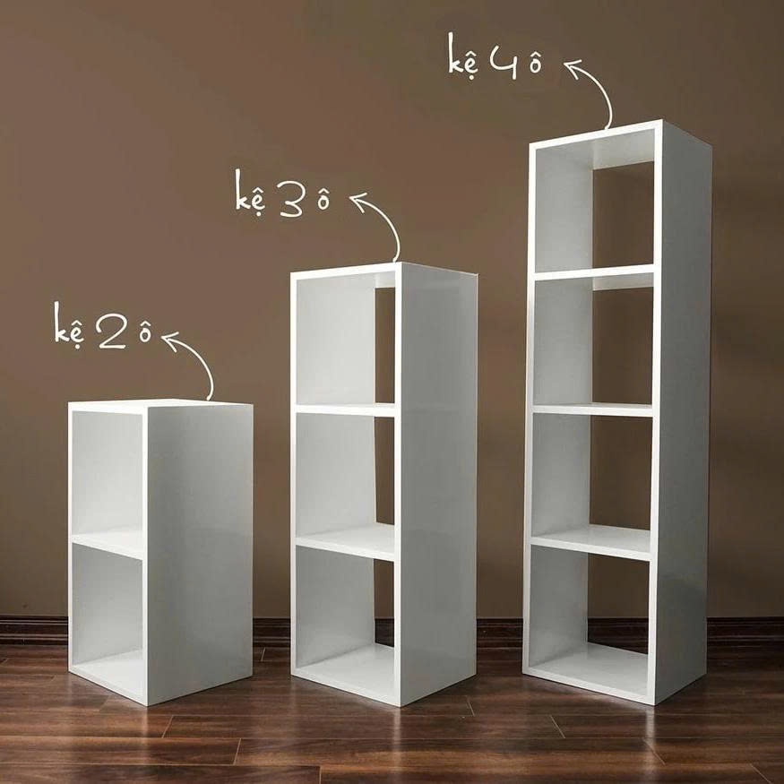 Kệ sách để đồ đa năng, kệ tổ ong nhiều tầng trang trí giá rẻ, kệ gỗ bền đẹp dễ dàng lắp ráp Gỗ MDF