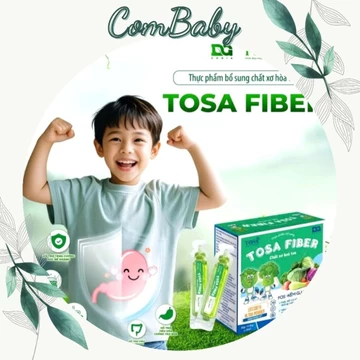 Chất Xơ Hoà Tan Tosa Fiber Bổ Sung Chất Xơ Tự Nhiên Cải Thiện Tình Trạng Táo Bón Cho Bé Hộp 15 Ống