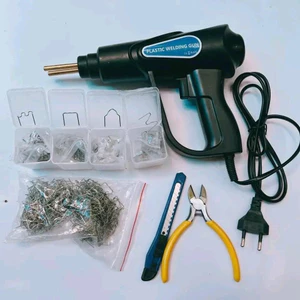 Bộ máy hàn nhựa hàn ô tô, xe máy kèm ghim hàn và kìm bấm Thùy Linh Tools