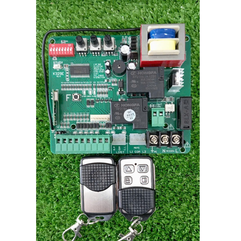 Bo mạch (Board) cho motor cổng lùa, cổng trượt tự động YH Taiwan đời mới 3 nút vặn
