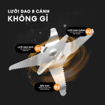 Máy Làm Sữa Hạt Gilux - Xay Sinh Tố/Nấu 15 Chức Năng - Dung Tích 1.75L - Độ Ồn Thấp - Bản Mới 2026 — ảnh 6