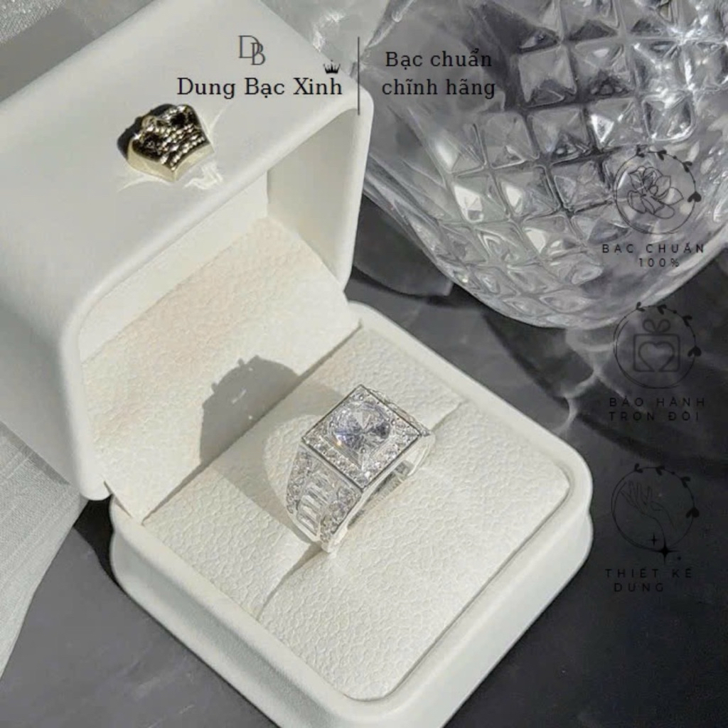 Men's 925 Silver Ring by Dung Bạc Xinh