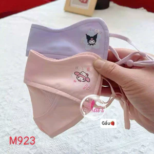 Khẩu trang cho bé quai chun chỉnh 3-12 tuổi