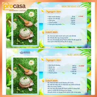 1kg - Bột Boduo - Bột Mochi gạo - Bột Tàu hũ - Bột tàu hũ matchat - nguyên liệu pha chế chính hãng