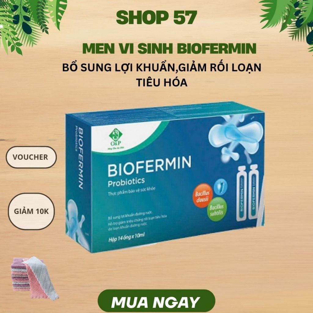 MEN VI SINH BIOFERMIN – BỔ SUNG BÀO TỬ LỢI KHUẨN, CẢI THIỆN TIÊU HÓA ...