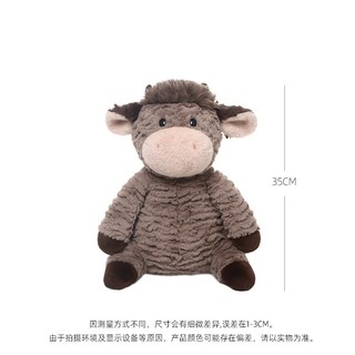 Bò sữa cao nguyên Thor, thú nhồi bông dễ thương, búp bê ôm ngủ giao từ kho Hà Nội