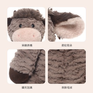 Bò sữa cao nguyên Thor, thú nhồi bông dễ thương, búp bê ôm ngủ giao từ kho Hà Nội