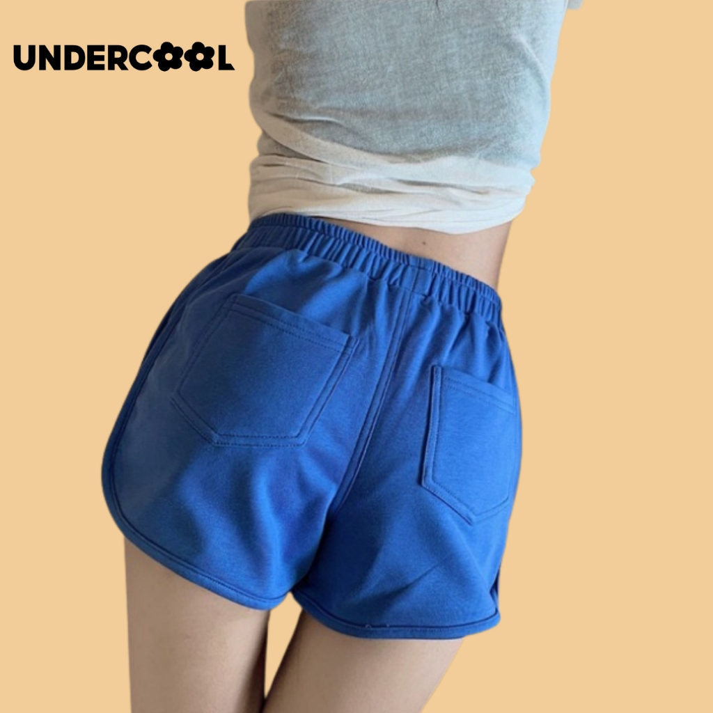 Quần Short vải tổng hợp UNDERCOOL Tacta Phồng Ống Rộng Cạp Chun Nhiều Màu QS15