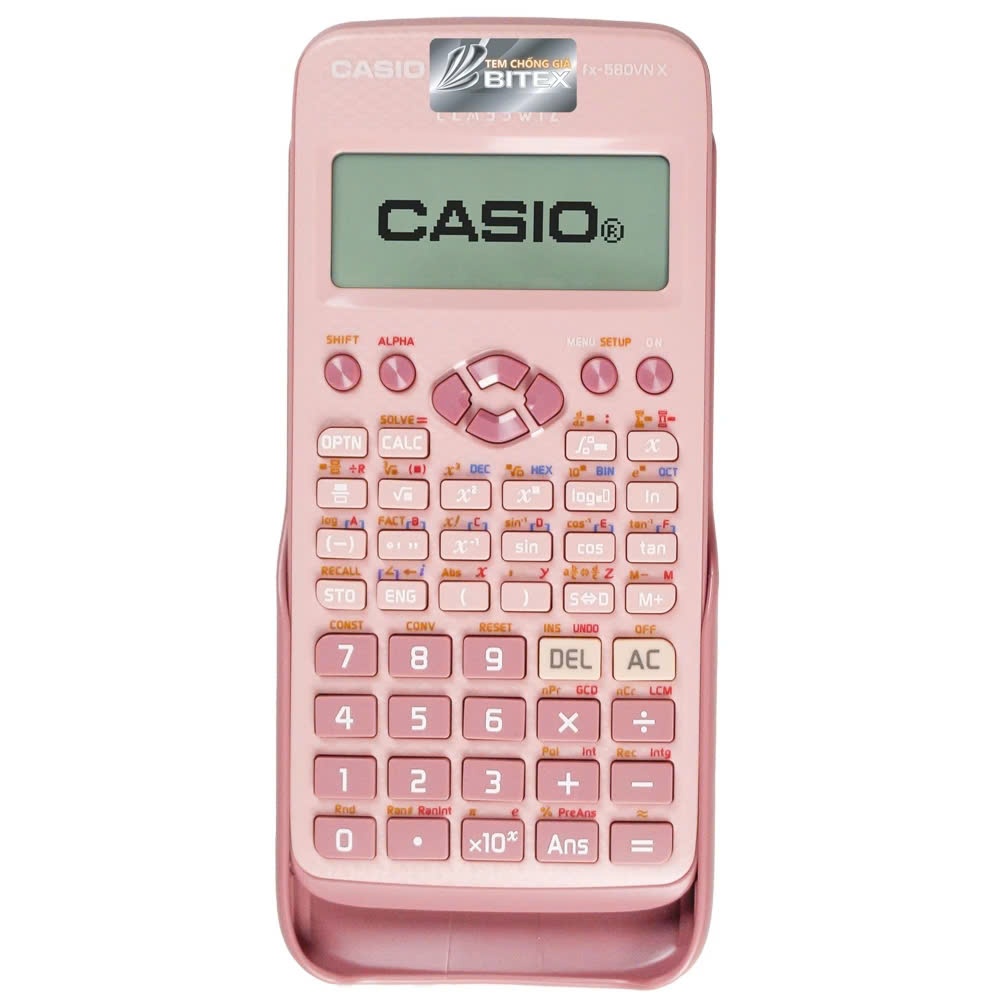 Máy Tính Casio FX 580 - Màu Đen, Hồng, Xanh