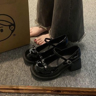 [Form rộng nên lùi 1 sz] Giày MarryJane Đế Cao 5p Đính Nơ Xinh Xắn Điệu Đà Tiểu Thư VIntage