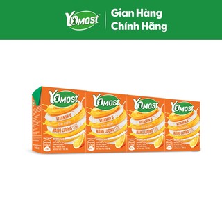 [KOL] Thùng 48 Hộp Sữa chua uống Yomost vị cam 100ml/hộp