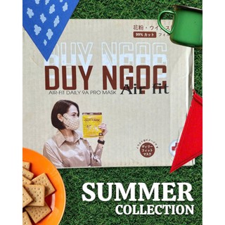 Hộp 100 chiếc] Khẩu Trang DUY NGỌC 9A Air Fit – Chống bụi, phấn hoa, virus – Hàng chuẩn Nhật – Dùng hằng ngày