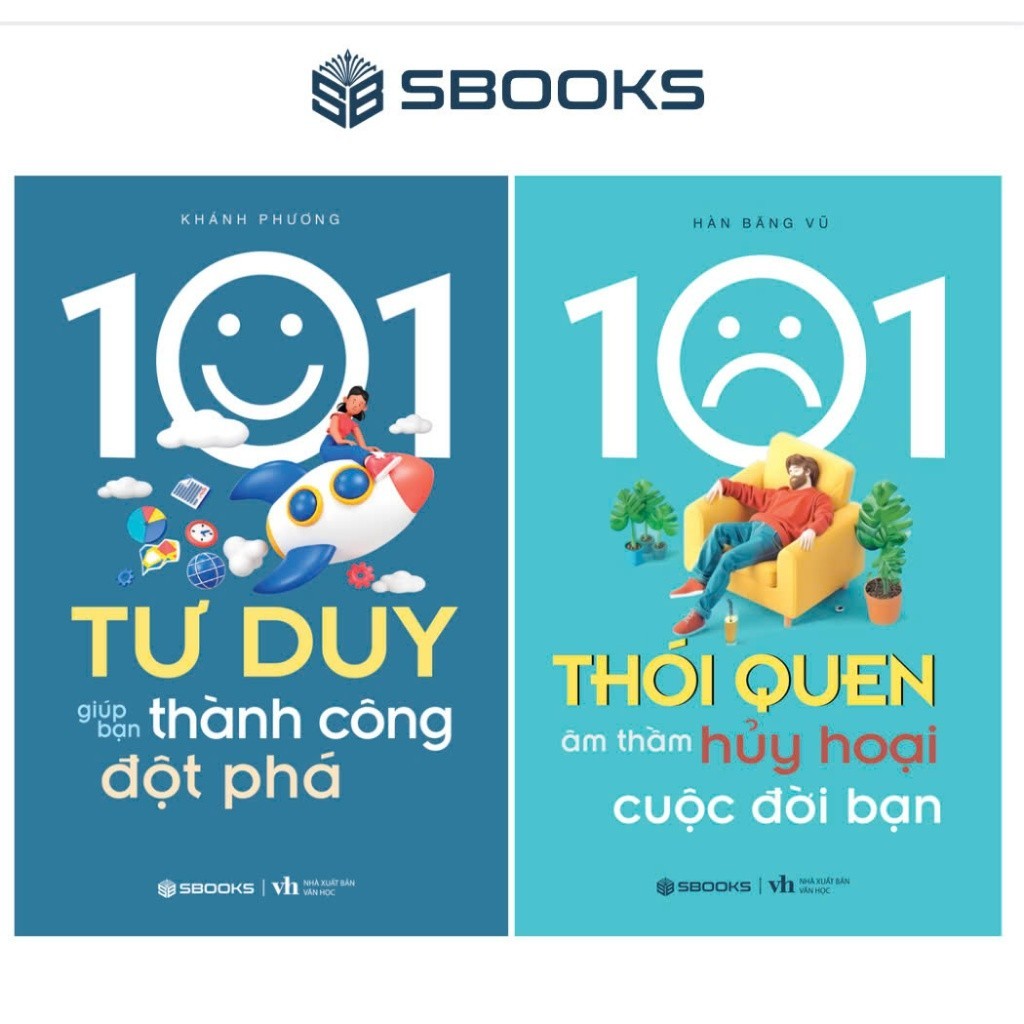 Combo 2 Sách: 101 Tư Duy Thành Công Đột Phá + 101 Thói Quen Âm Thầm Hủy Hoại – Sbooks Store