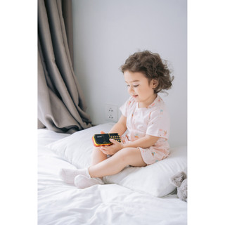 M&B (3-24M) Bộ quần áo cộc tay cài giữa co giãn tốt, chất Rayon thoáng mát, thấm hút mồ hôi cho bé