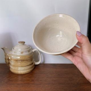Bộ Ấm Trà Mộc Hoa Men Tiêu Vintage - Gốm Nhật 2hand