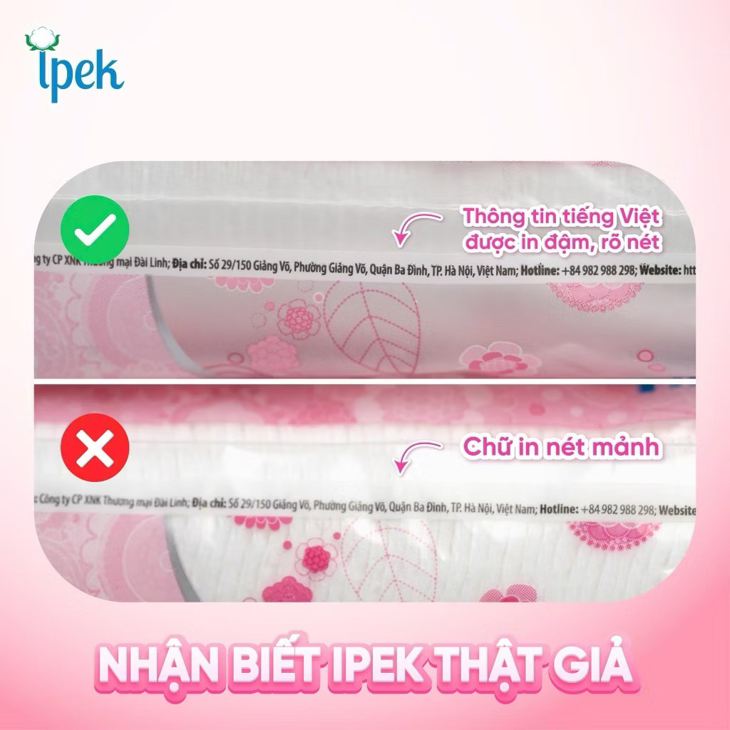 Bông tẩy trang ipeck